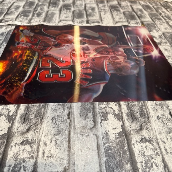 Basketball Legend Poster with Red and Black Accents - Picture 6 of 6